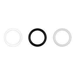 BLITZ CP01-12 кольцо пластик 12 мм 100 шт прозрачный