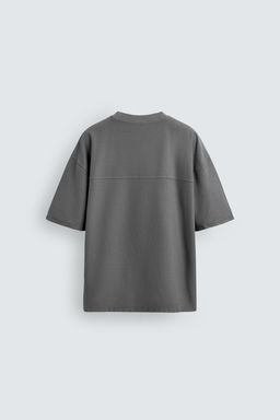CAMISETA BOXY FIT B?SICA / Gris?ceo - Zara фото 8