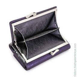 Маленький женский кожаный кошелек Sergio Valentini СВ 8140-004  фото 3