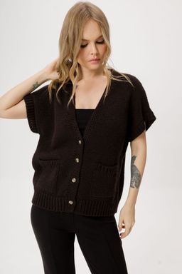 Жилет Pirs 6345 горький шоколад фото 2