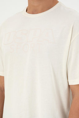 Мужская кремовая футболка - U.s. polo assn фото 7