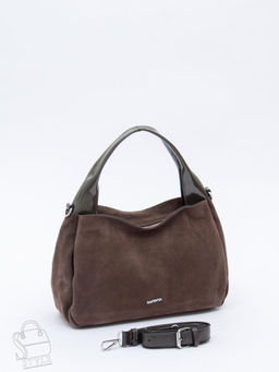 Сумка женская кожаная 92107MSS d.gray Velina Fabbiano-Safenta в Новосибирске