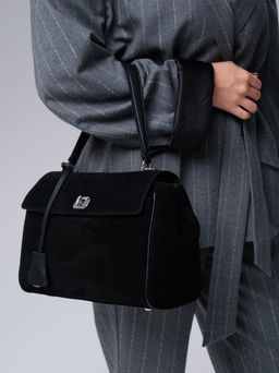 Замшевая сумка Nadi DBR 31356 черный фото 3