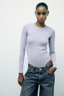 COTTON MODAL BODYSUIT - Zara фото 25