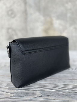 Женская кожаная сумка через плечо 8219 Блек - Sergio valentini фото 3