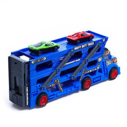 Грузовик Пламя, с 6 металлическими машинами и запуском, МИКС - Simaland фото 5