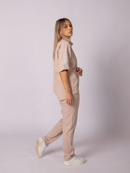 Женский Спортивный костюм ЛЕЙЛА светло-бежевый от Спортсоло