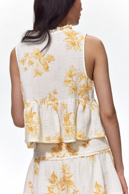 Top de muselina con peplum - H&m фото 3