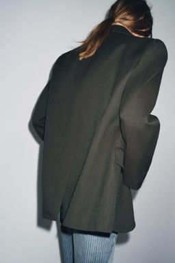 OVERSIZED WOOL BLAZER ZW COLLECTION - Zara фото 3
