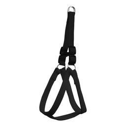 Шлейка Комфорт комбинированная, 2 см, ОШ 38-55 см, ОГ 40-60 см, чёрная