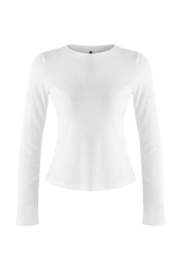 Wardrobe Essentials  Antrasit Triko Gorunumlu Orme Bluz | TWOAW26BZ00150 - Trendyolmilla фото 3