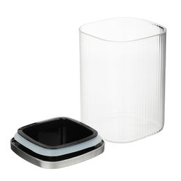 Банка для хранения 1000мл, 14*10см, с мет.крышкой,стекло VETTA Рельеф арт. 828-325 - Полимербыт фото 3