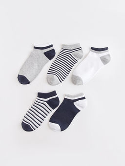 ?izgili Erkek ?ocuk Patik ?orap 5li