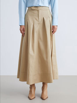 Loose Fit Pileli Etek