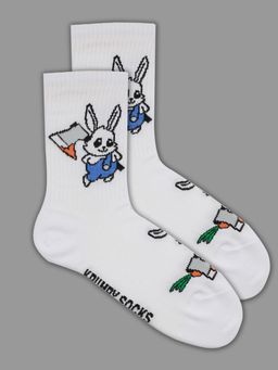 Носки р.40-45 TxT Кролик с морковкой и топором - Krumpy фото 7