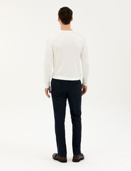 Lacivert Slim Fit Kuma_ Pantolon