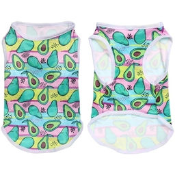 Цена за 2 шт. Майка для собак мелких пород "БРО на стиле", авокадо, размер М (длина спинки 29см, объем груди 35см, от 3 до 6кг)