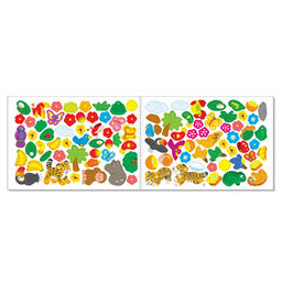 100 наклеек набор Мир животных, 4 шт. по 16 стр. - Буква-ленд фото 9