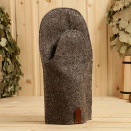 Набор банный Старший по бане шапка, коврик, рукавица - Simaland фото 9