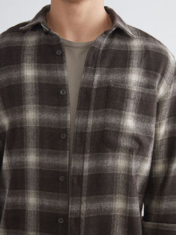 Regular Fit Uzun Kollu Ekose Erkek Oduncu G?mlek