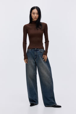 Top brillante con cuello perkins - H&m фото 4