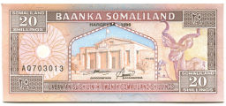 20 шиллингов 1996 года Сомалиленд