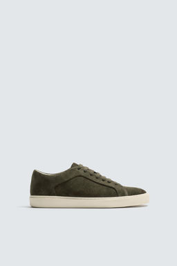 LEATHER TRAINERS