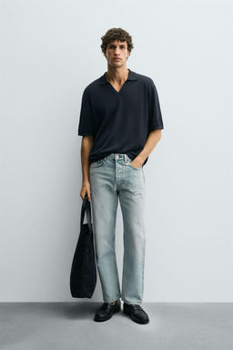 REGULAR STRAIGHT-LEG JEANS - Zara фото 16