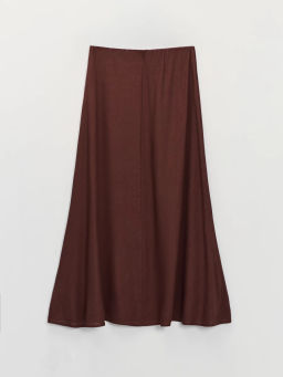 Юбка миди из вискозы и льна ZR2605013502-21 / Zarina