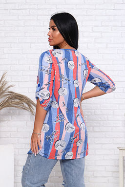 Туника, голубой (928-2)