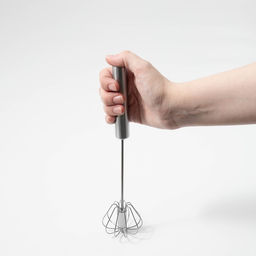 Миксер механический Доляна «Сильвер», 25 см, нержавеющая сталь