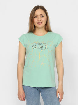 CRB wear/CSSW 60263-37 Футболка женская,зеленый/Ex.Cherubino