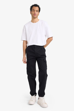Габардиновые брюки-карго с карманами Regular Jogger - Defacto фото 8