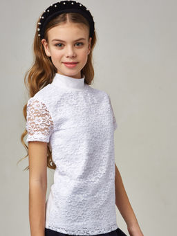 Водолазка белый 181240802а - Nota bene фото 4