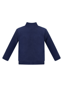 Костюм детский флисовый темно-синий 762(ш) (104, 56)