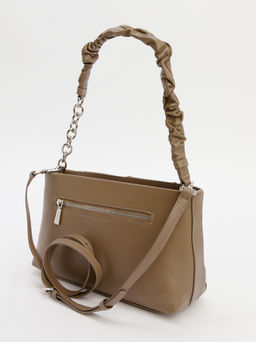 Женская сумка через плечо TENDANCE Артикул 4238522, серо-бежевый  фото 4