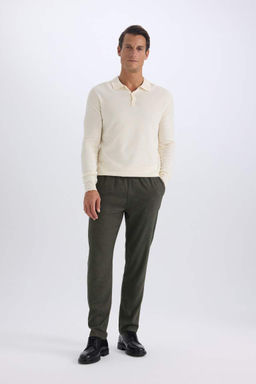 K?sl?k Jogger Pantolon Beli Bagc?kl? Cepli Duz Paca - Defacto фото 2