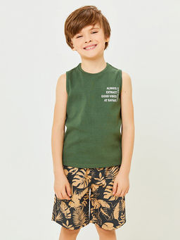 ACOOLA / Мaйка детская для мальчиков Raikoke хаки