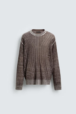ABSTRACT JACQUARD JUMPER - Zara фото 15
