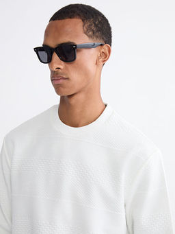 Bisiklet Yaka Erkek Sweatshirt