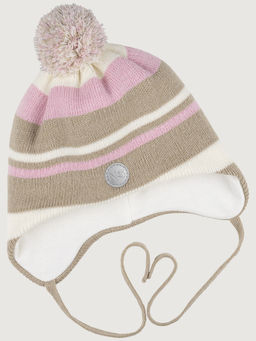 Шапка 11з15425 беж/светло-розовый