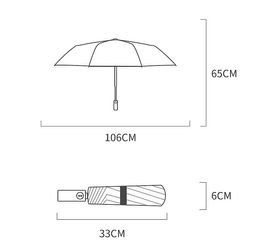 Зонт UMBR-LN-33-Blue