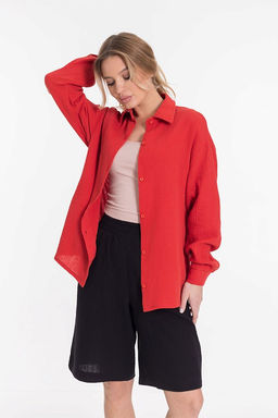 Рубашка М324095в терракотовый - Елена фото 5