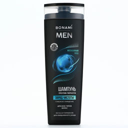 Шампунь для всех типов волос против перхоти For men, глубокое очищение, 400 мл , BONAMI