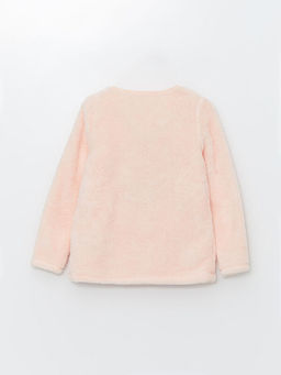 Bisiklet Yaka Pel?? K?z ?ocuk Pijama ?st