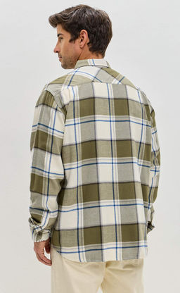 Рубашка F521-0460 khaki-milk - Fine joyce фото 8