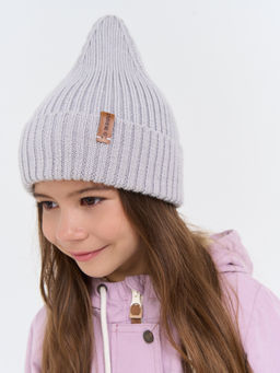 Шапка свечка из смесовой шерсти однослойная Жемчуг - Bungly фото 3