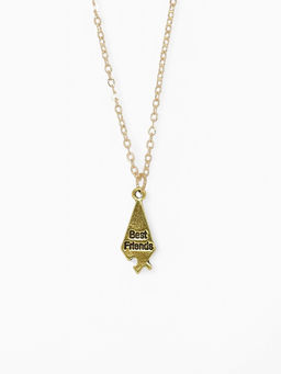 Кулоны парные на цепочке «Неразлучники. 5 пазлов», L=45 см, набор 2 шт. цвет золото