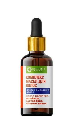 Комплекс масел Против выпадения волос, 25г - Крымский лекарь фото 3