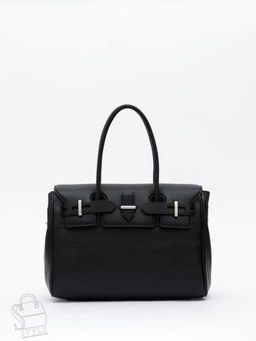 Сумка женская кожаная 1081M black Polina&Eiterou